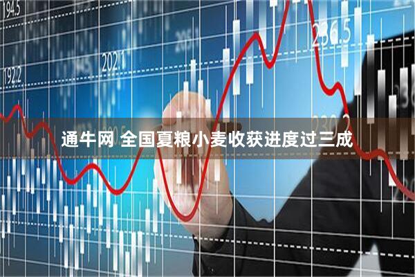 通牛网 全国夏粮小麦收获进度过三成