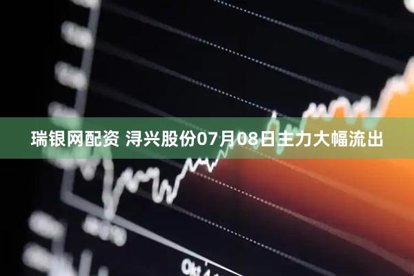 瑞银网配资 浔兴股份07月08日主力大幅流出