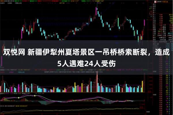 双悦网 新疆伊犁州夏塔景区一吊桥桥索断裂，造成5人遇难24人受伤