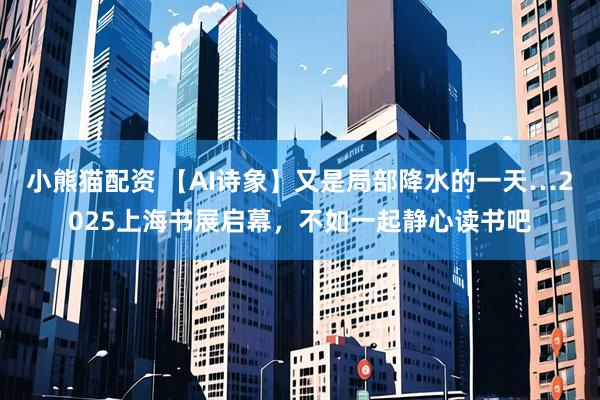小熊猫配资 【AI诗象】又是局部降水的一天…2025上海书展启幕，不如一起静心读书吧