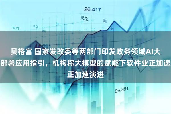 贝格富 国家发改委等两部门印发政务领域AI大模型部署应用指引，机构称大模型的赋能下软件业正加速演进