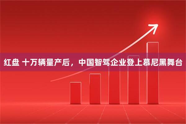 红盘 十万辆量产后,中国智驾企业登上慕尼黑舞台