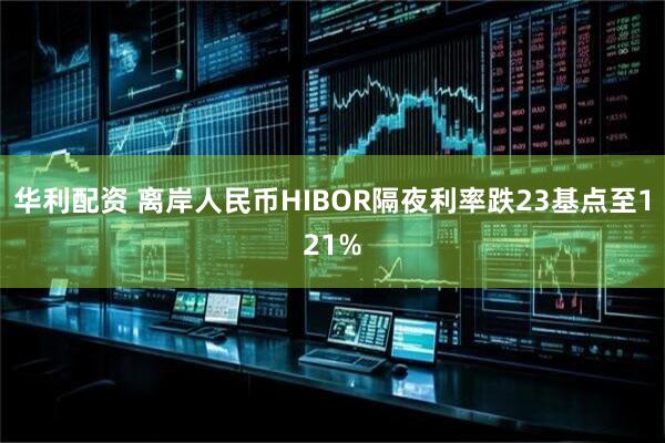 华利配资 离岸人民币HIBOR隔夜利率跌23基点至121%