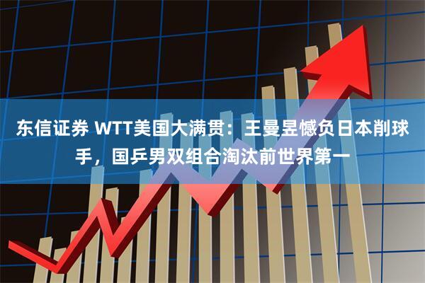 东信证券 WTT美国大满贯：王曼昱憾负日本削球手，国乒男双组合淘汰前世界第一